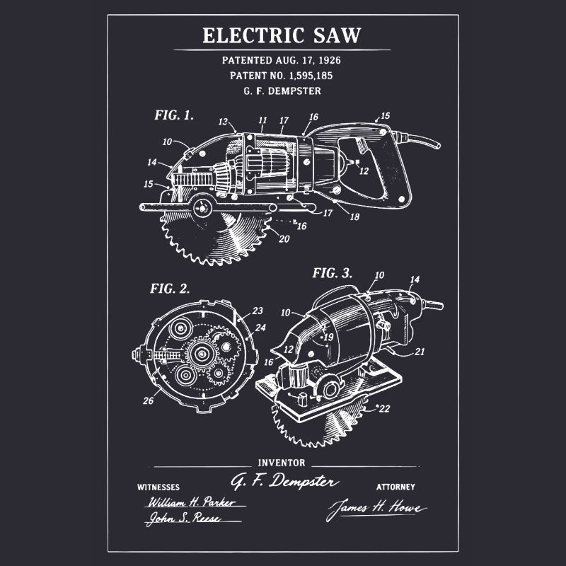 Plan de la scie électrique