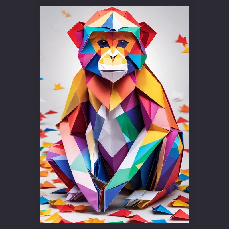 Regenbogen-Affe