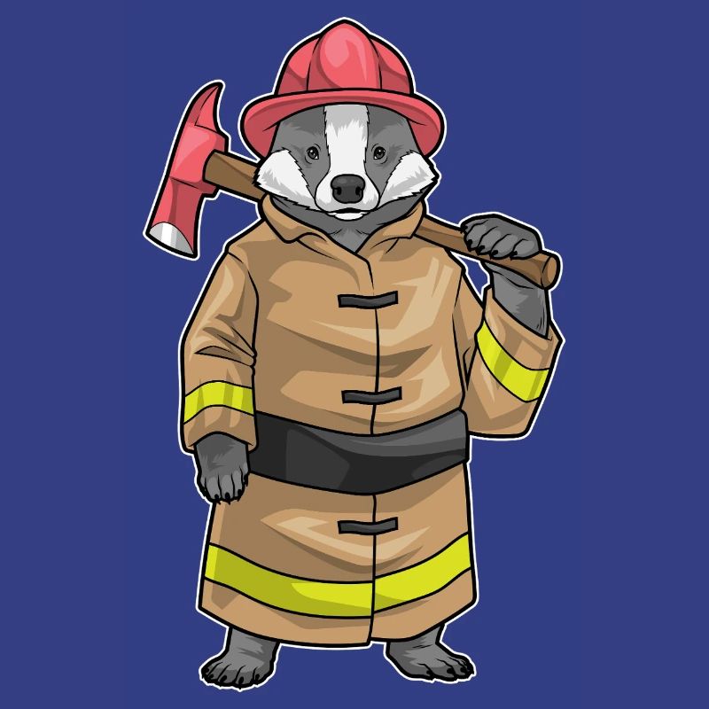 Badger Firefighter Axe Fire Brigade