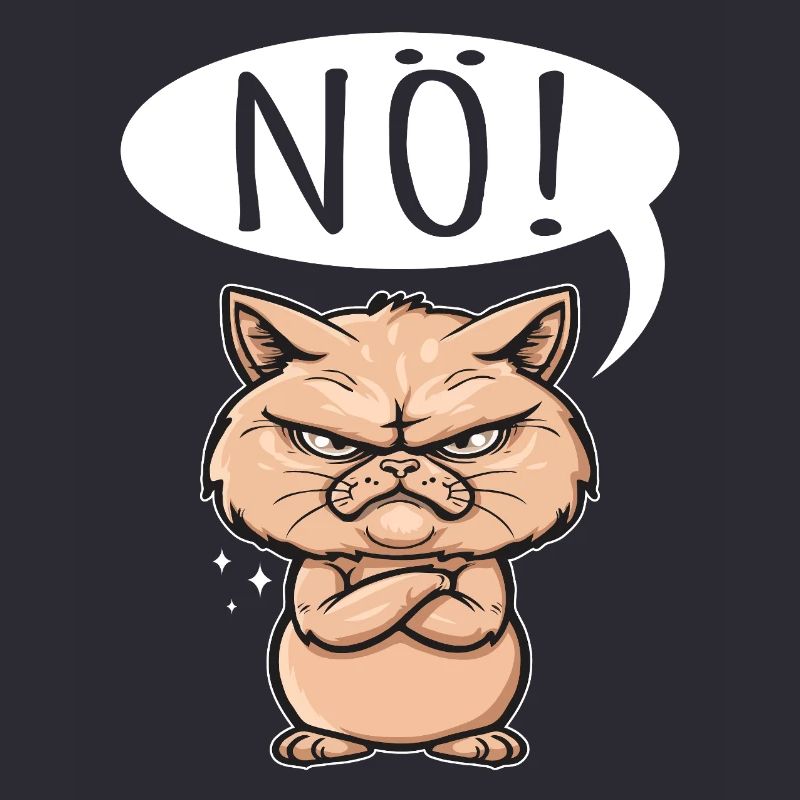 Quelque chose comme non - le chat dit non