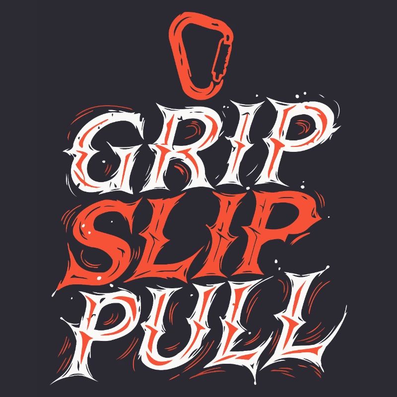 Grip Slip Pull Typographie Dynamique