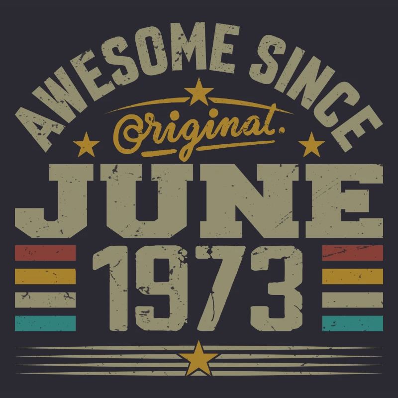 Juni 1973 Geburtstagsgeschenk Juni 1973 Juni