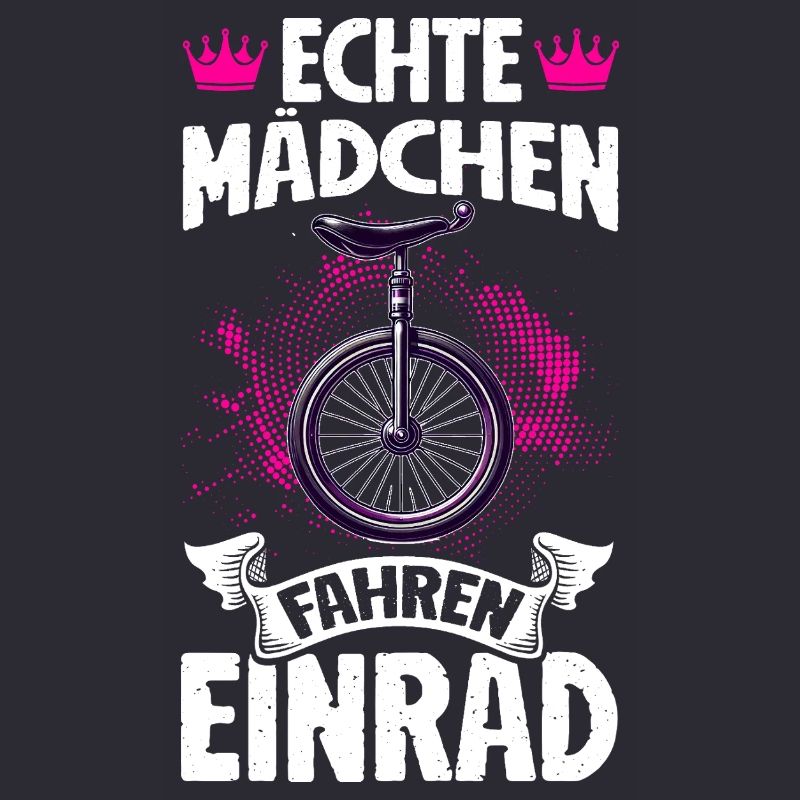 Echte Mädchen Fahren Einrad