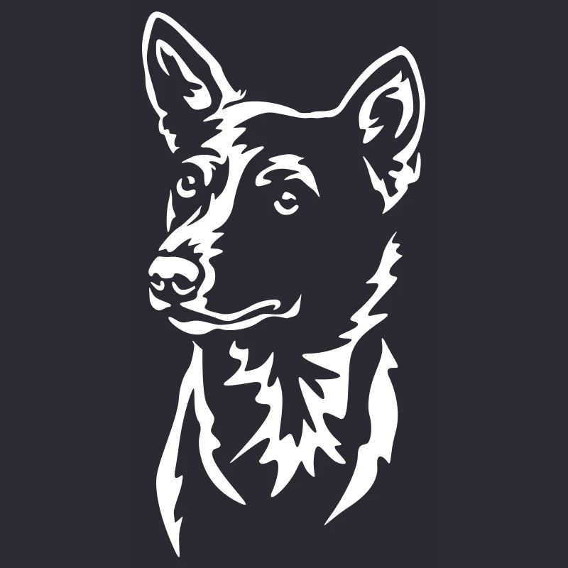 Basenji Head "BlackEdition"