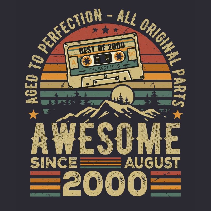Born in August 2000 Birthday Gift August 2000 August