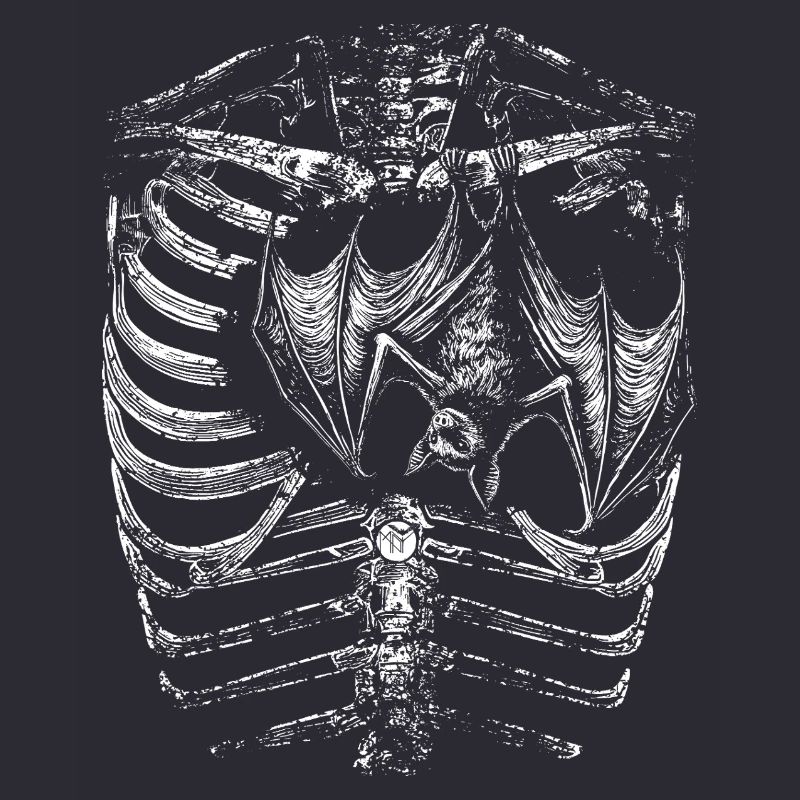 X-Ray Skeleton Body with Bat