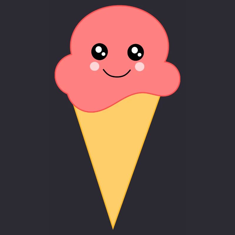 Eis Eiscreme Erdbeereis