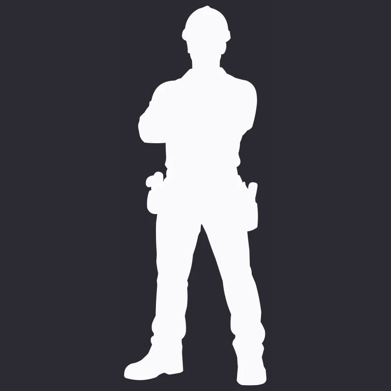 Construction Worker Construction Silhouette