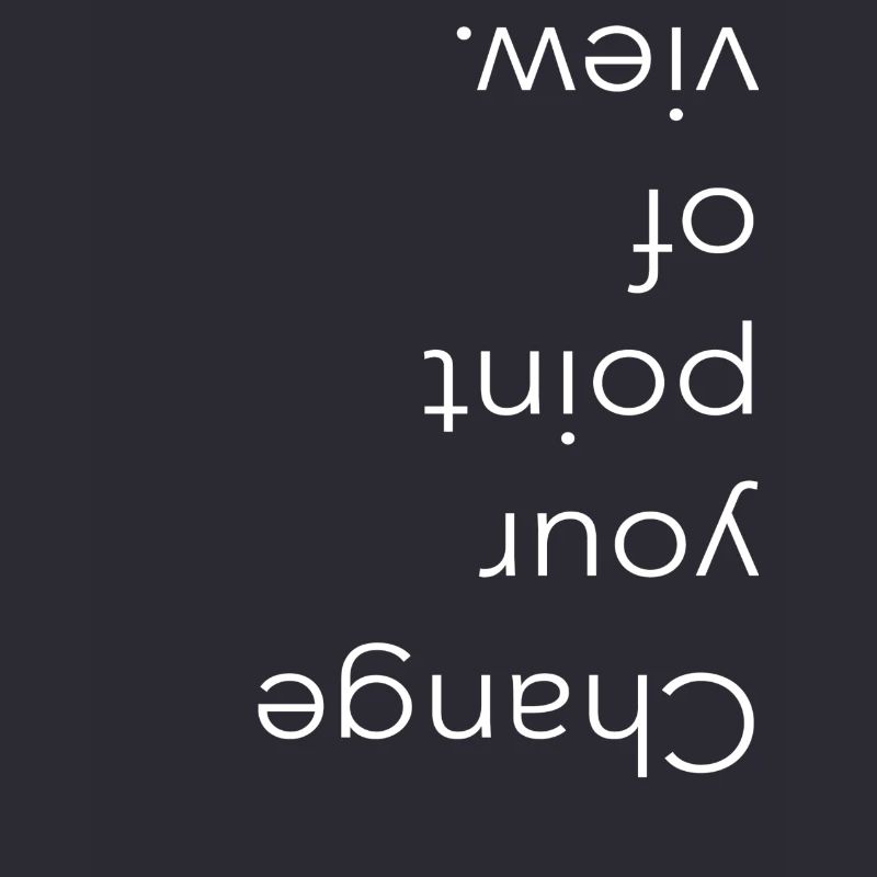 Changez votre point de vue, Typographie