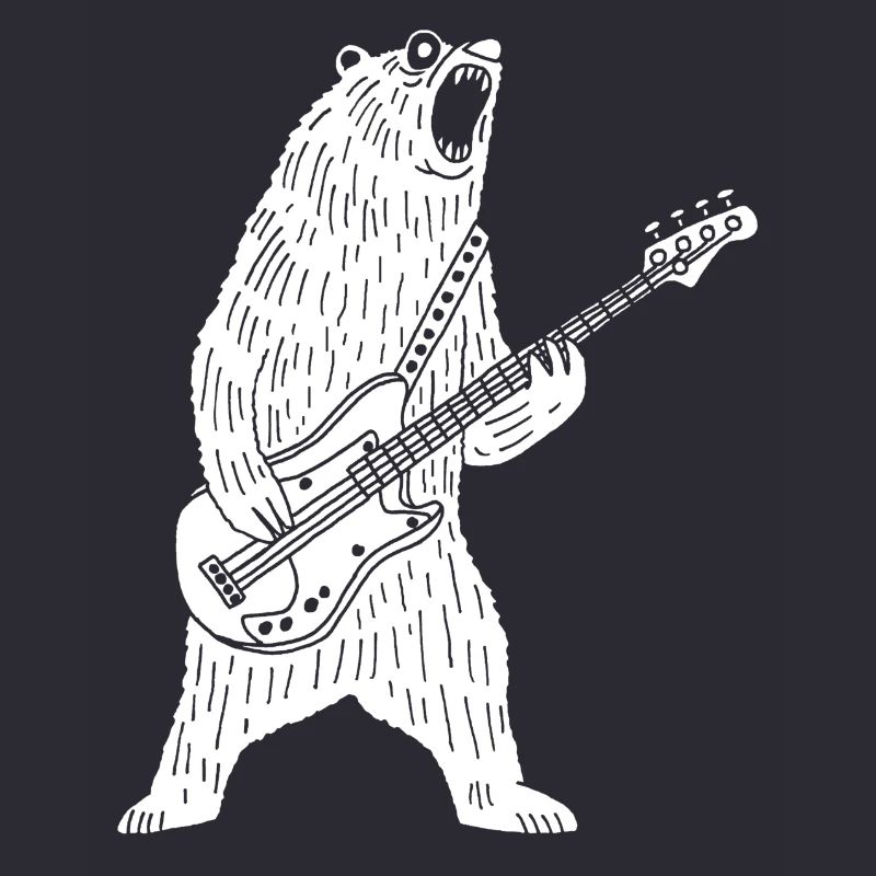 Eisbär-Gitarrist