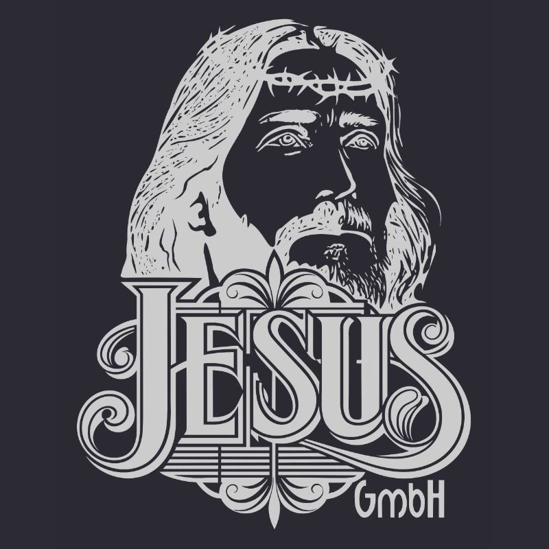 Jesus Kopf hellgrau