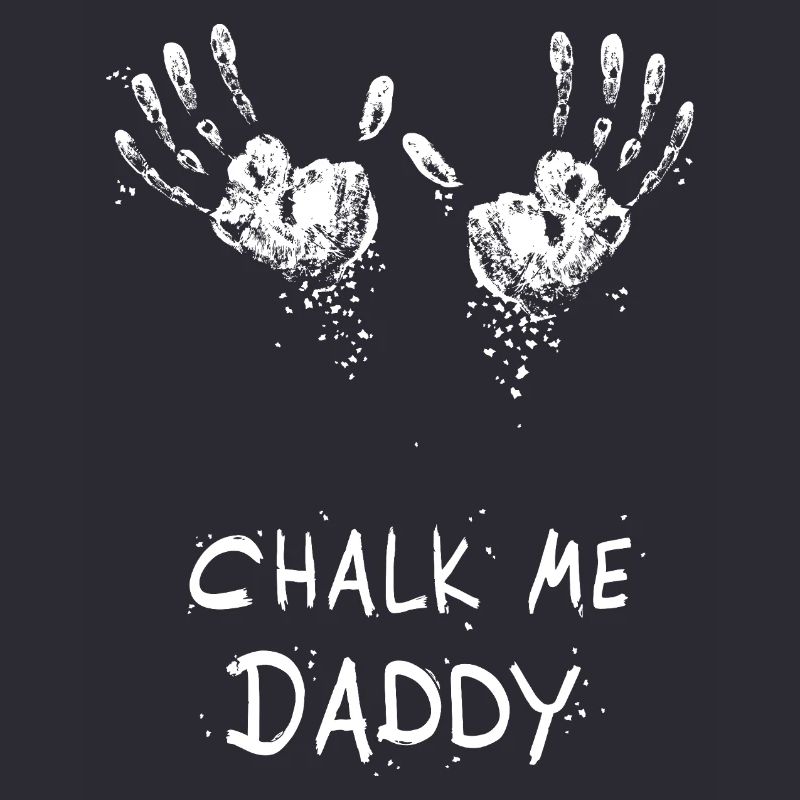 Empreinte de main craie Me Daddy - Bloc / escalade jeu de mots
