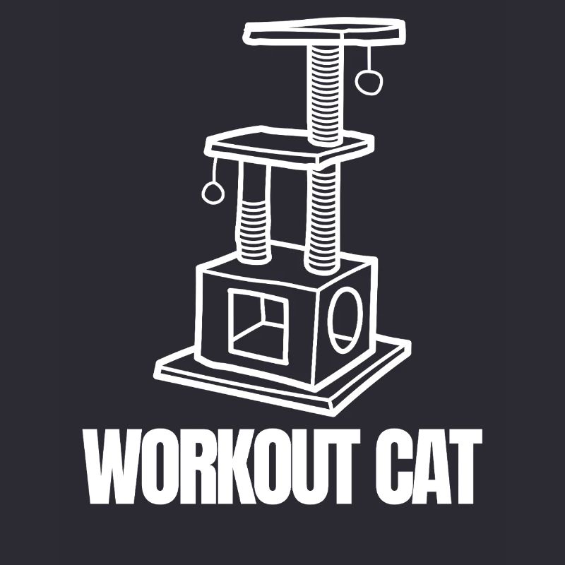 Workout-Katzenemblem
