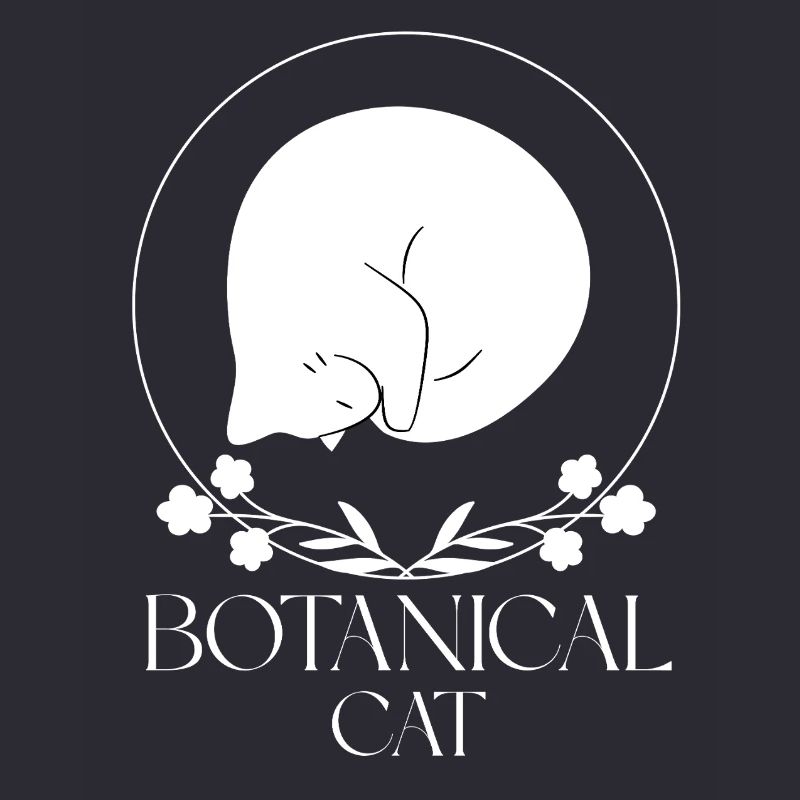 Chat Botanique Minimaliste