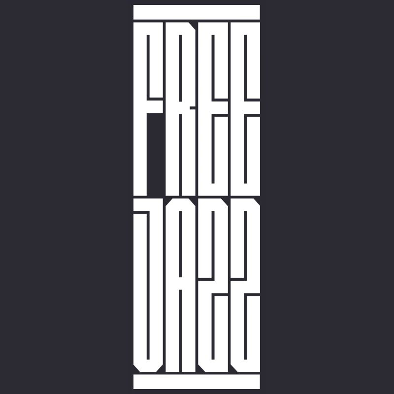 Conception typographique de jazz libre. Cadeau idéal pour le moderne