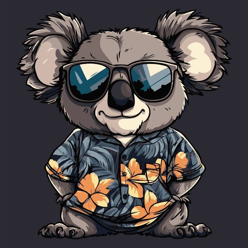 Koala Comic Cool Sommer