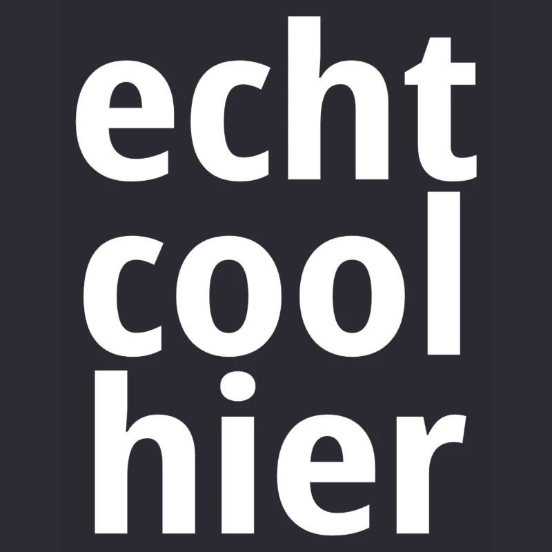 Echt cool hier