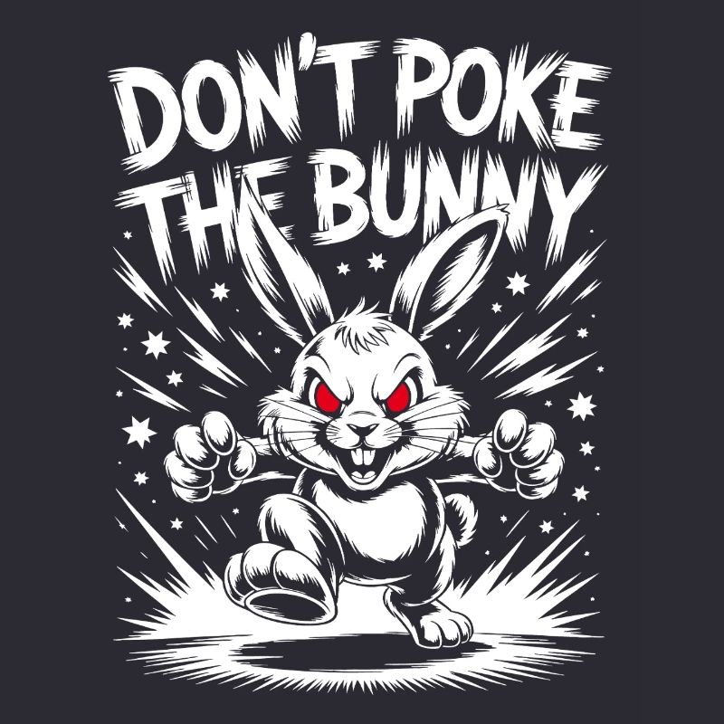 Conception de protestation de lapin en colère