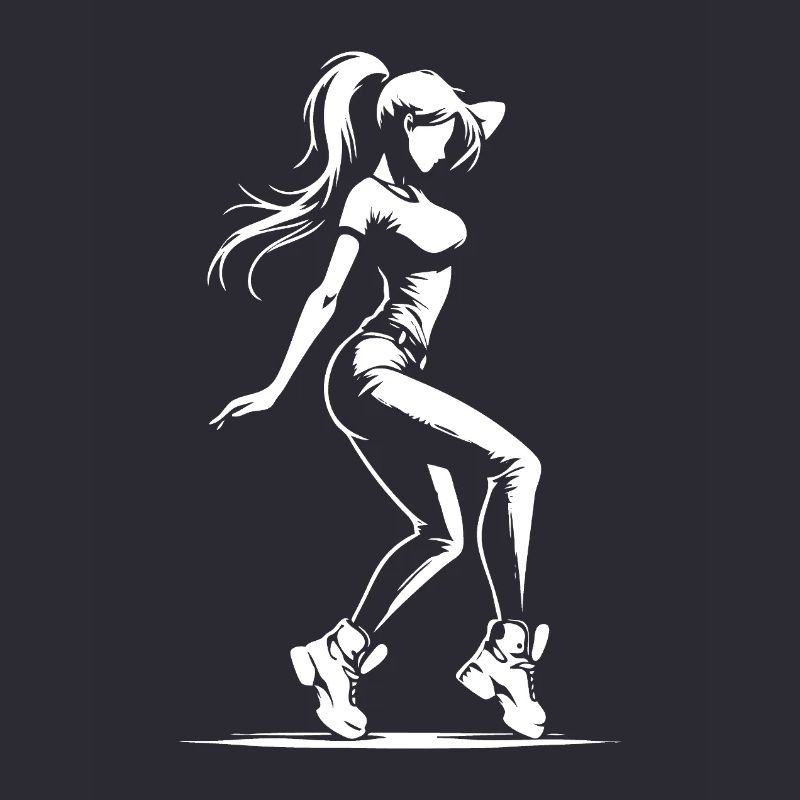 Danseuse de danse de rue – Design cool