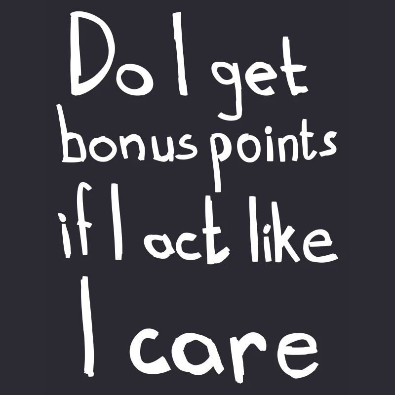 Do I care? – cool statement for individualists
