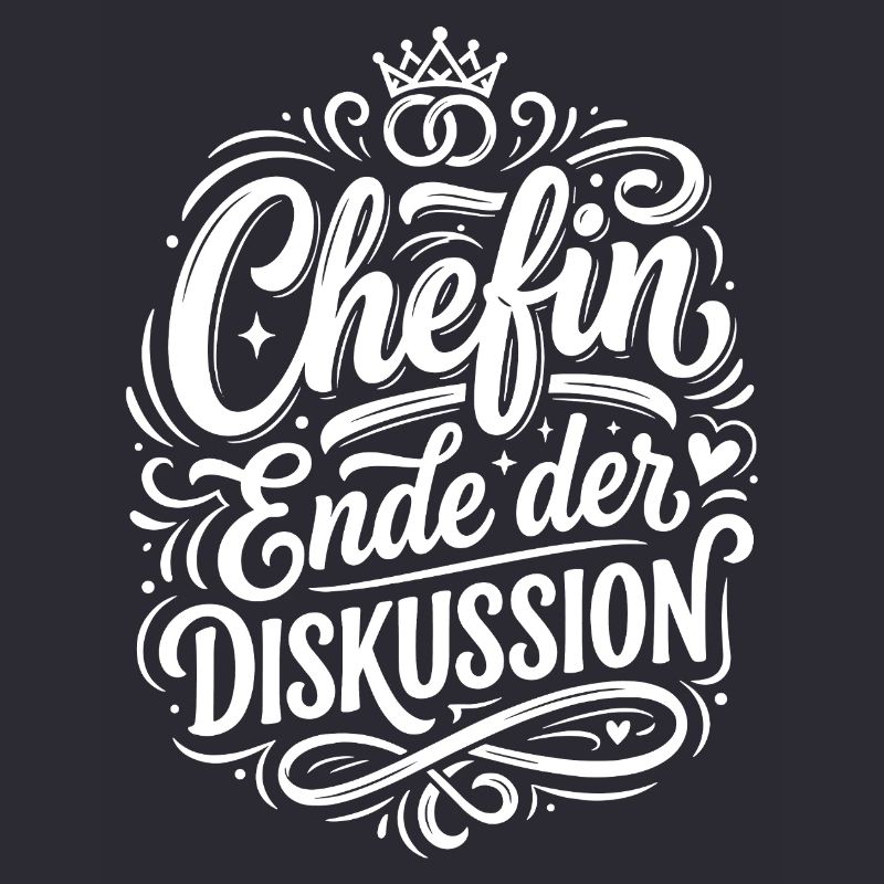Chefin Ende der Diskussion Design