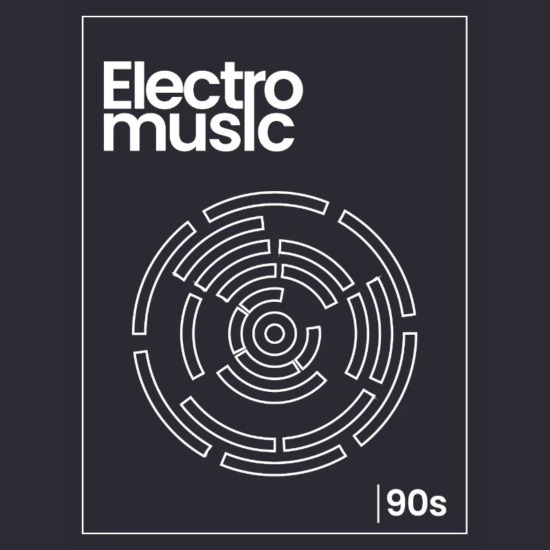 Electro Maze Techno Tee des années 90