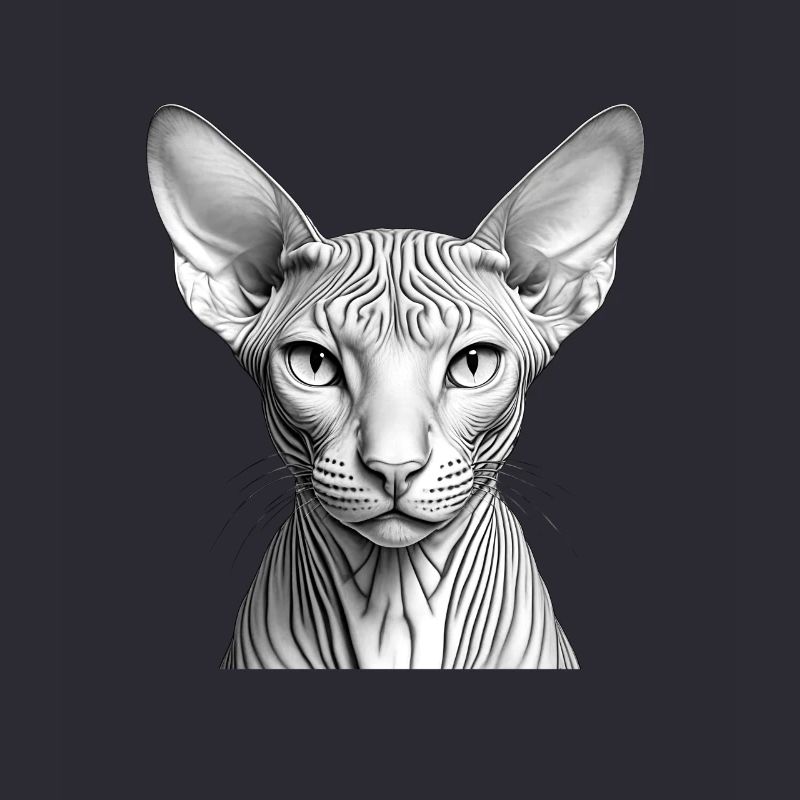 Coole Sphynx-Katze