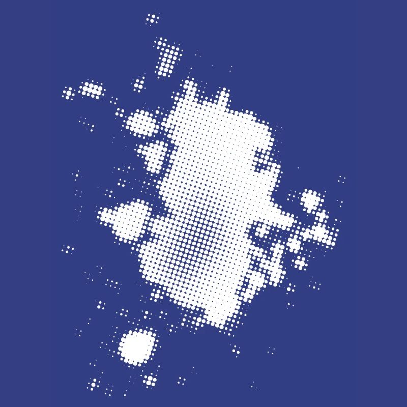 Flash, Dots Background Asymmetrical | rasterized