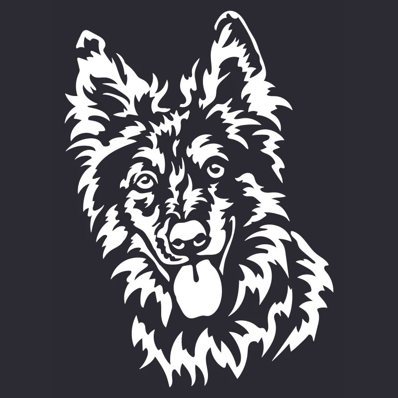 Tête de tigre « Édition Noire »