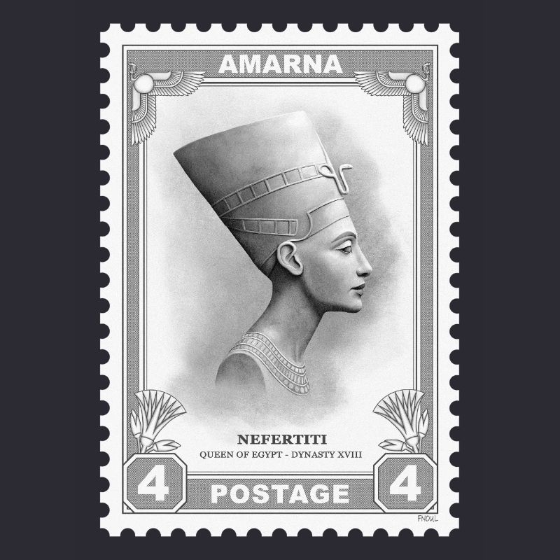 Nofretete-Stempel