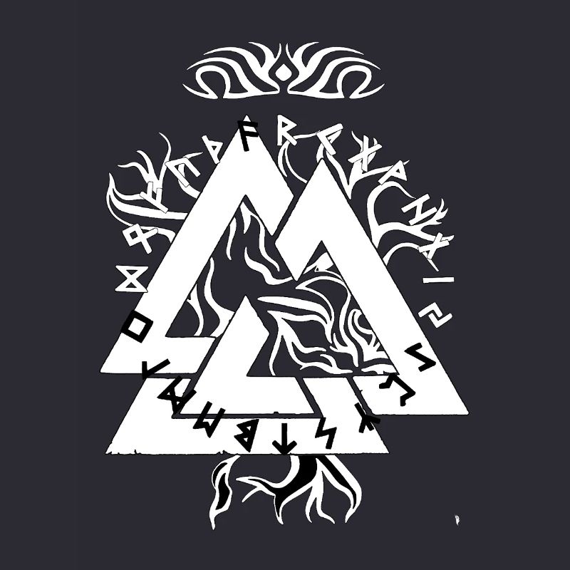 Magic Rune Triangle design