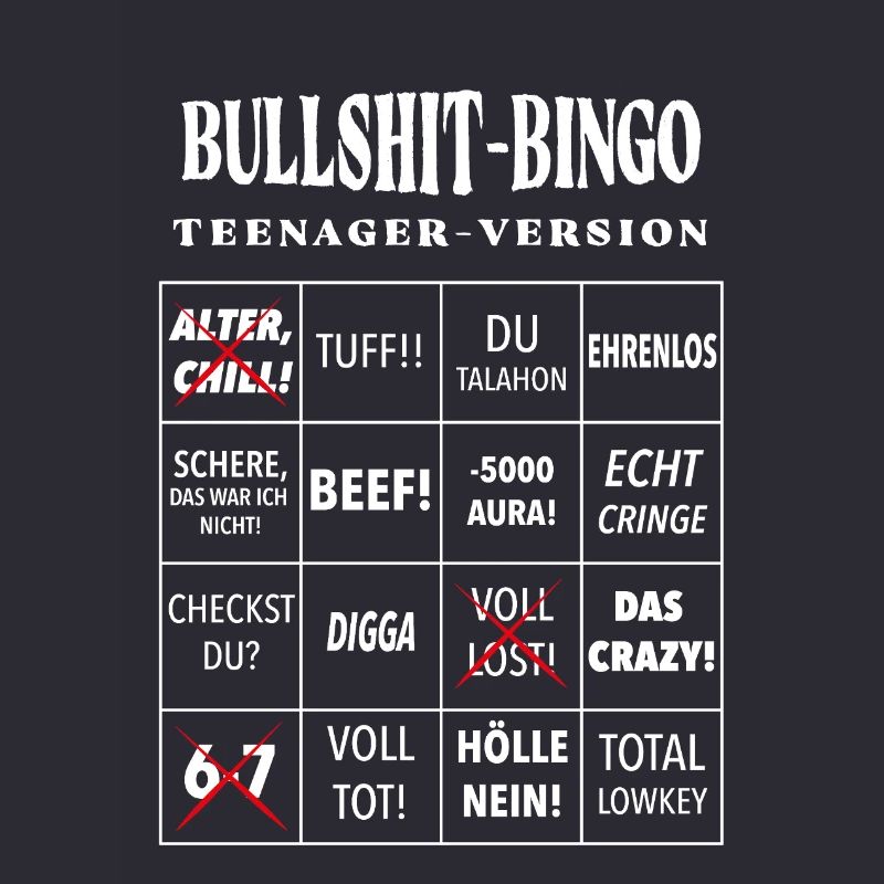 Bingo à la connerie – Version ado