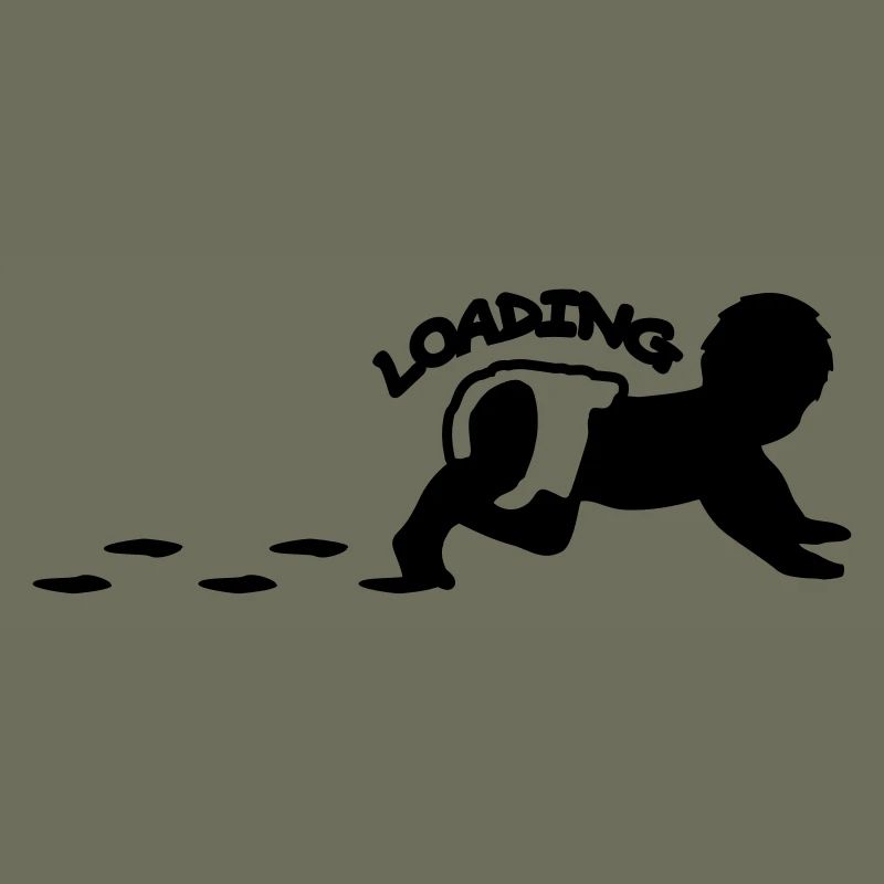 Baby Is Loading Logo Design