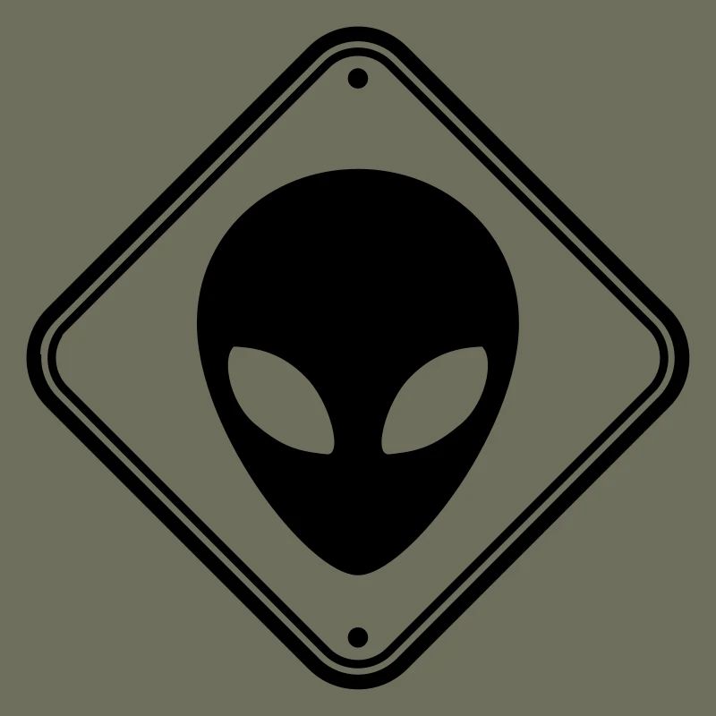 Warnung Alien Hinweis