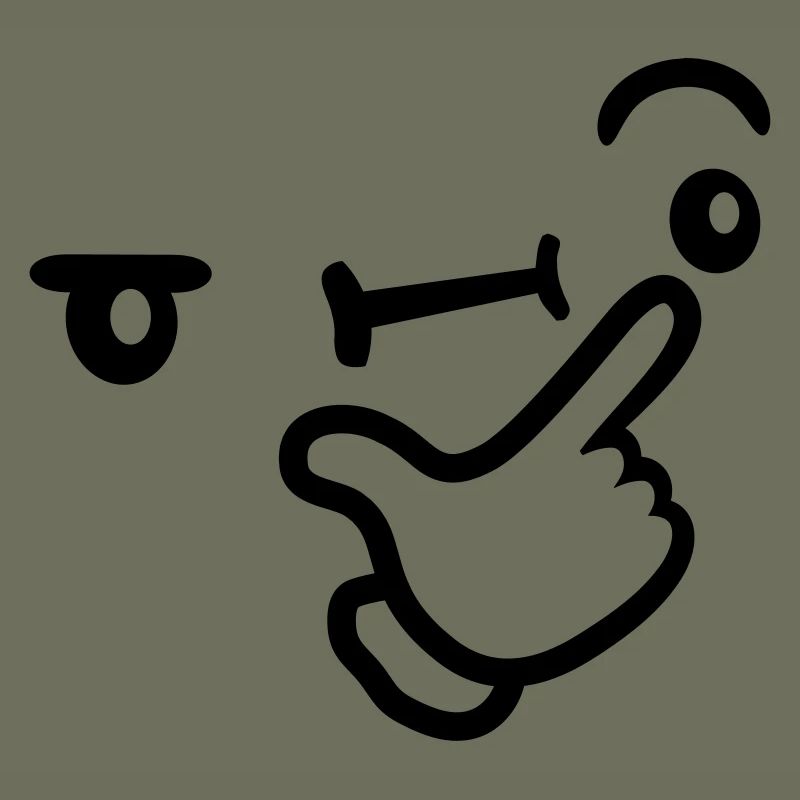 Icon Expression réfléchie du visage