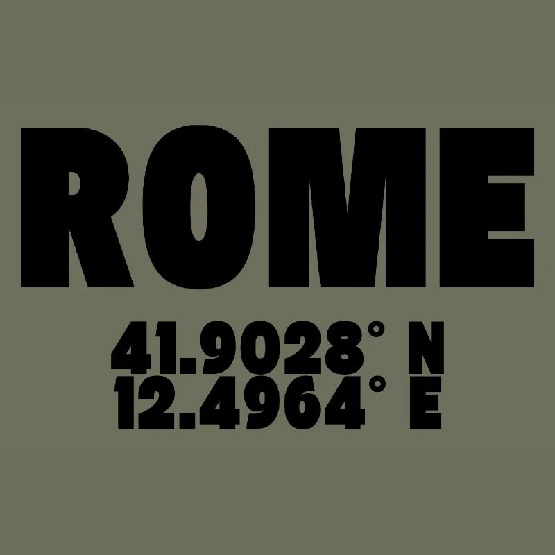 Rome - Design with coordinates