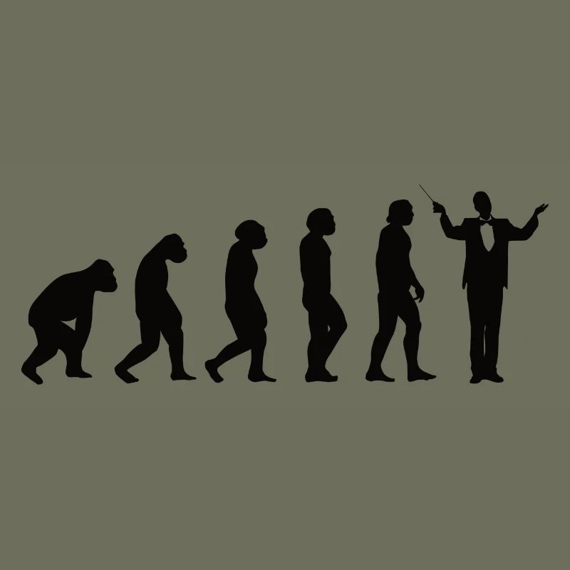 Dirigenten Evolution Musik Musiker Band Dirigent