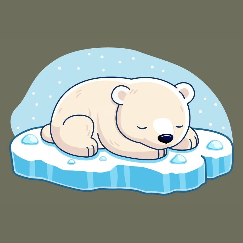 Schlafender Eisbär
