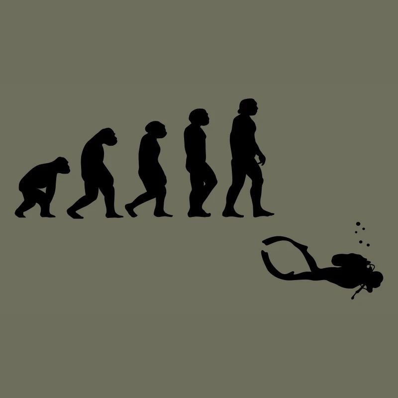 Evolution diving with a device