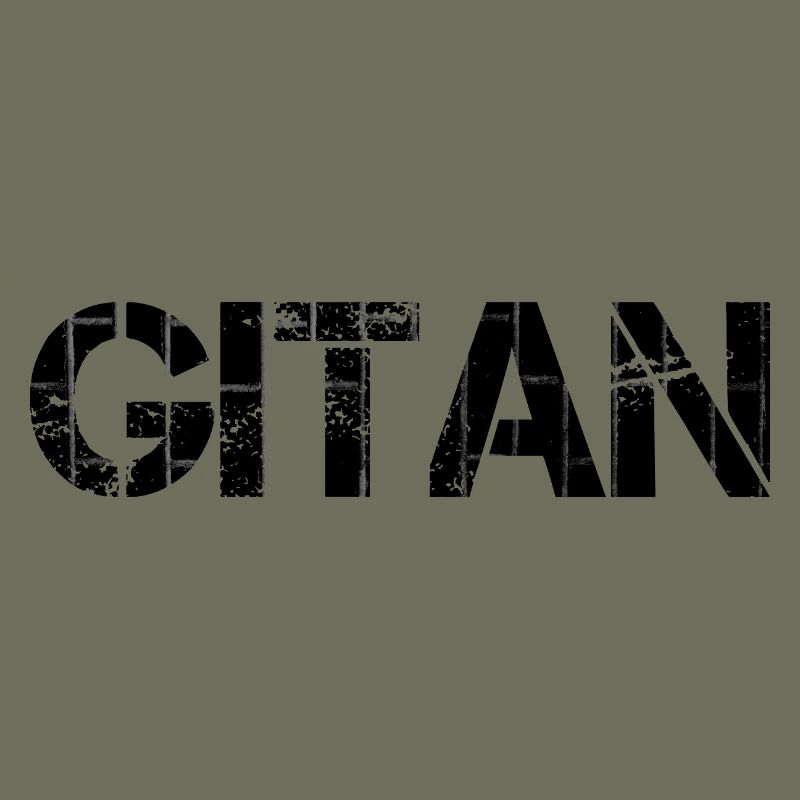 Gitan usé brique brun