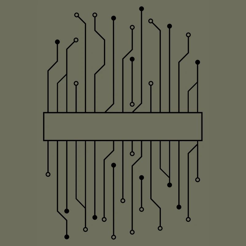 shield frame text circuit wire data microch