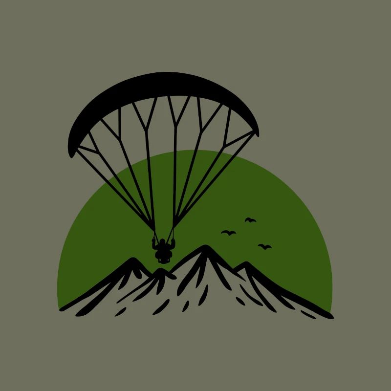 Paramotoring Retro Vintage