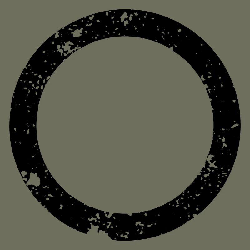Thick Ring - Black / Used Look