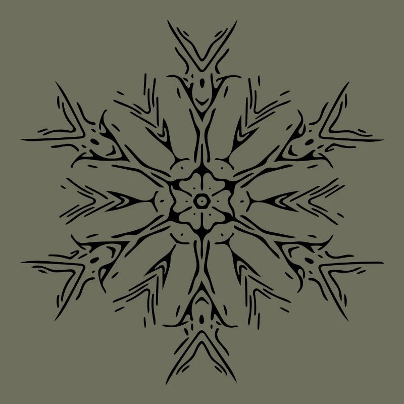 Mandala Lines Abstract Shape Pattern