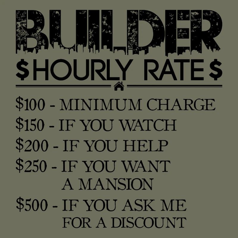 Builder Hourly Rate - black - Hausbauer