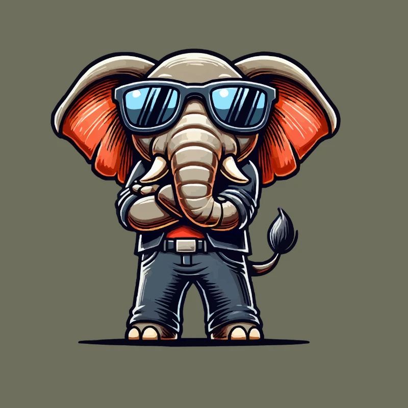Elephant Comic Sunglasses
