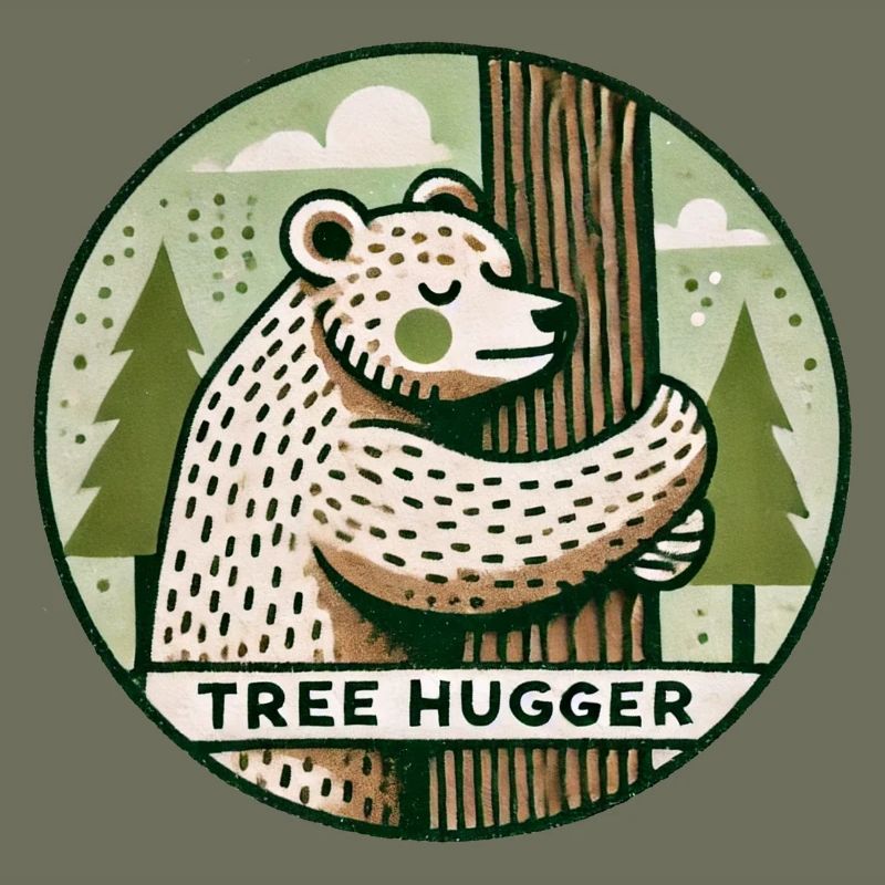 Tree hugger Bear