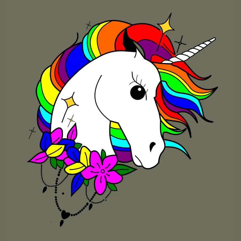 Regenbogen-Einhorn