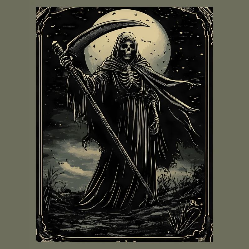 Halloween Sensenmann Gothic Goth