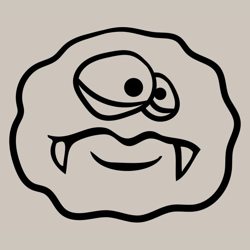 cercle rond bactérie virus cellule glibber mucus ek